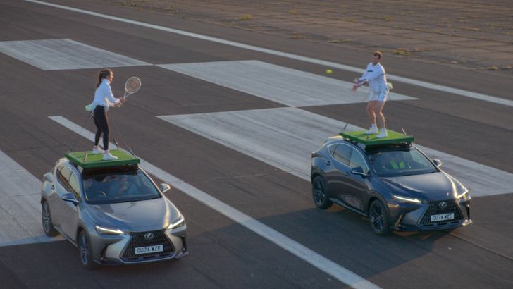 Теннис на крышах Lexus NX