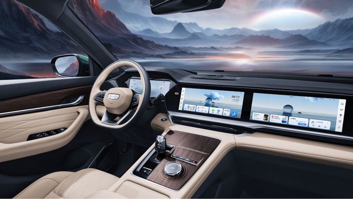 Интерьер Geely Monjaro