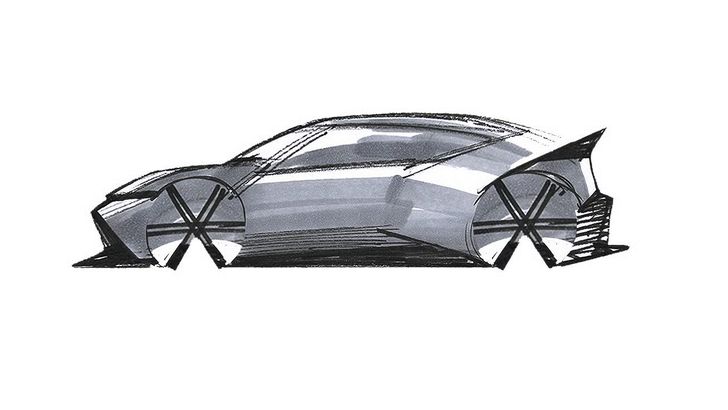 Hyundai показала эскиз нового автомобиля, который скоро представят вживую