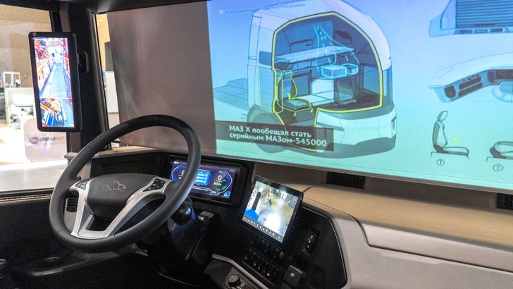 Интерьер МАЗ X