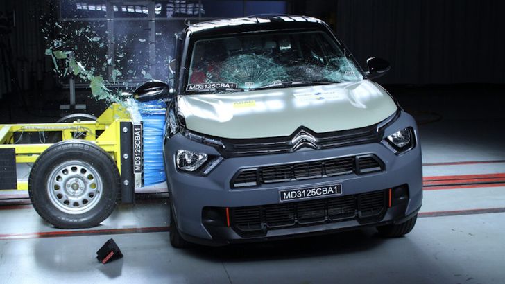 Citroten Basalt в краш-тесте Latin NCAP