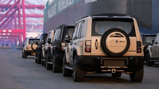 iCaur V27 REEV в порту Шанхая