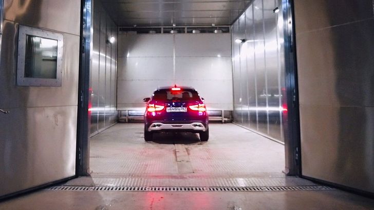 LADA Vesta на климатическом тесте