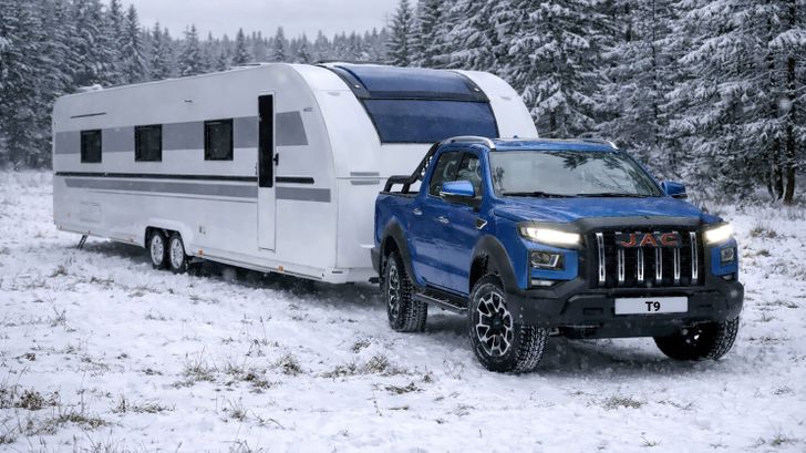 Флагманский пикап JAC в России официально научили перевозить 1,5-тонные прицепы