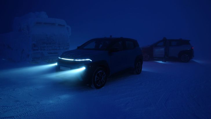 Зимние тесты электромобиля «Атом»