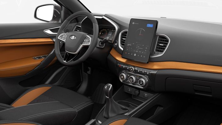 Интерьер LADA Vesta с климат-контролем Интерьер LADA Vesta с климат-контролем