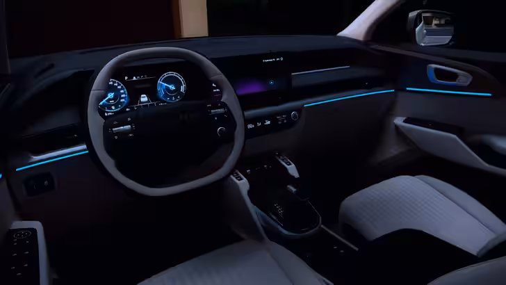 Интерьер Kia Carens Интерьер Kia Carens