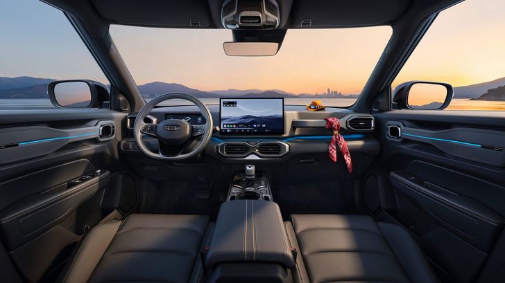 Интерьер Geely Cowboy